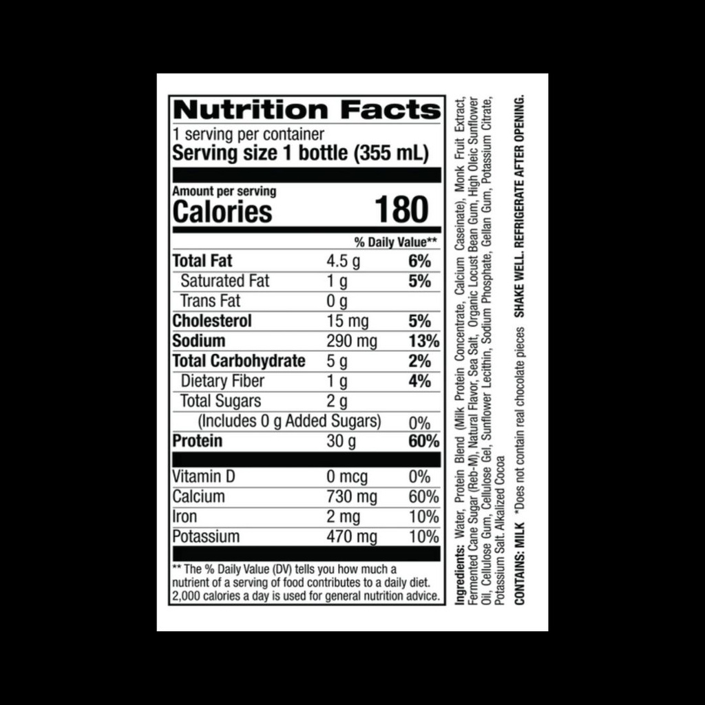 Molk Protein RTD Chocolate - JOCKO FUEL 