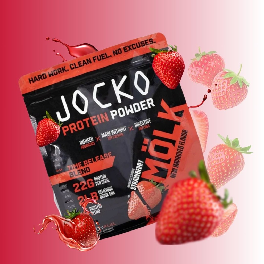 Molk Protein Strawberry (31 servings) - JOCKO FUEL