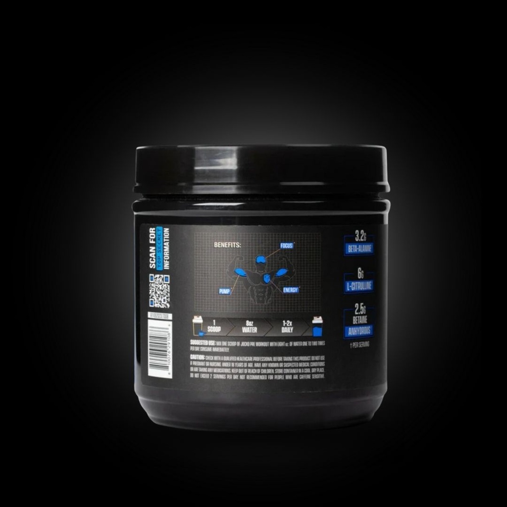 Preworkout Blue Rasberry (30 servings) - JOCKO FUEL 
