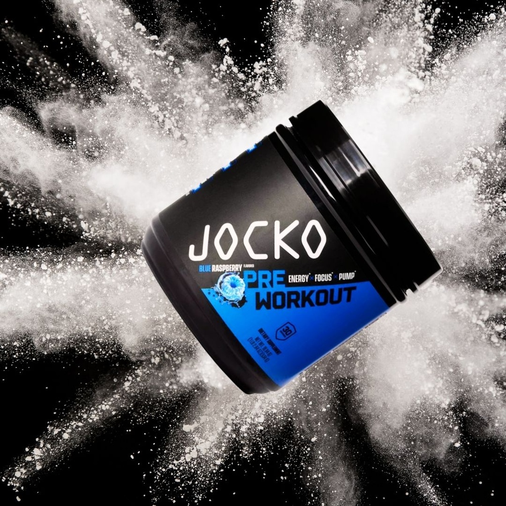 Preworkout Blue Rasberry (30 servings) - JOCKO FUEL 