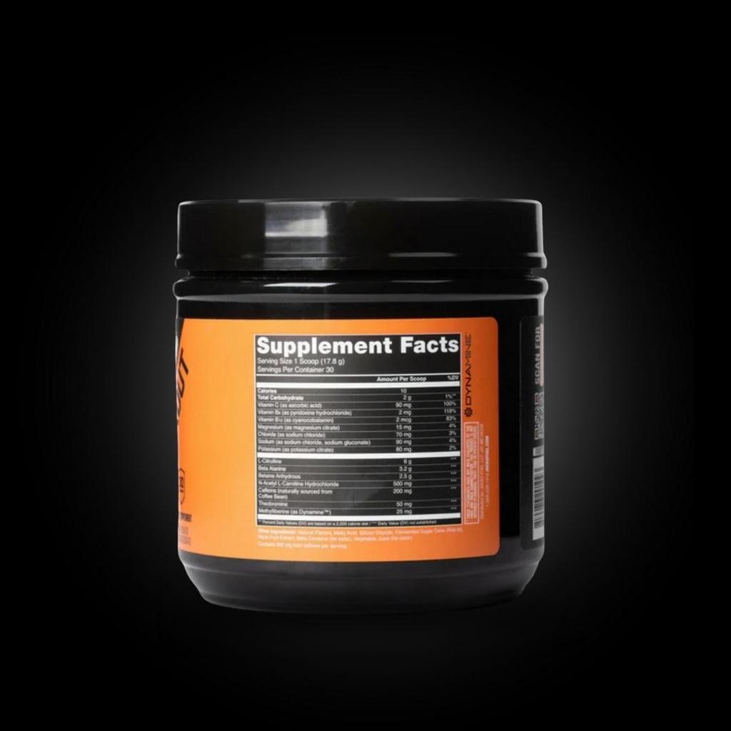 Preworkout Sour Peach (30 servings) - JOCKO FUEL 