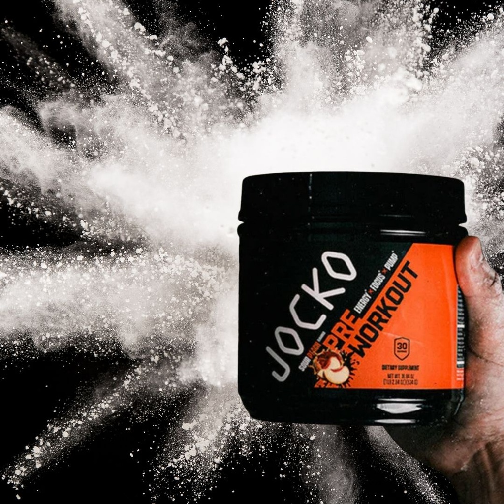 Preworkout Sour Peach (30 servings) - JOCKO FUEL 