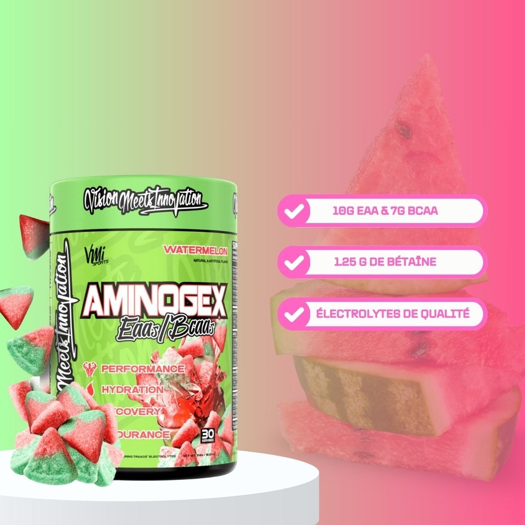 Aminogex Ultra Watermelon (30 servings) - VMI SPORTS 