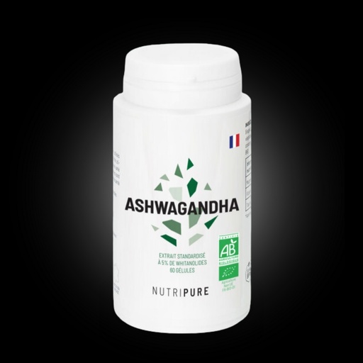[ASH60G] Ashwagandha (Gélules) - NUTRIPURE