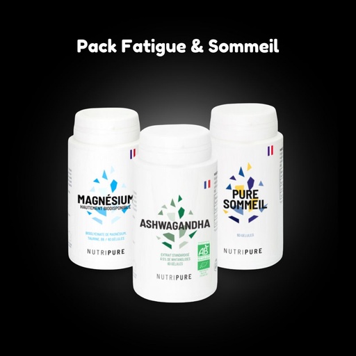 [PACK2] Pack Fatigue et Sommeil - NUTRIPURE
