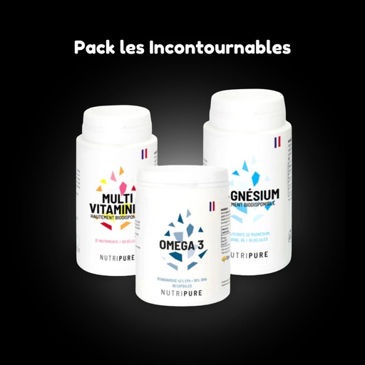[PACK3] Pack Les Incontournables - NUTRIPURE